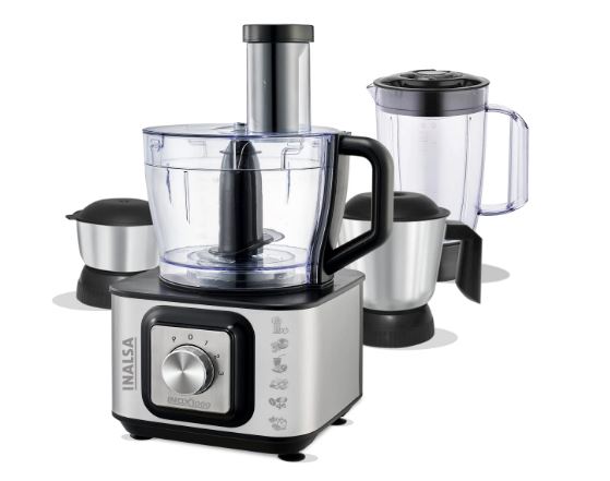 Inalsa INOX 1000 1000 Watts food Processor with Blender